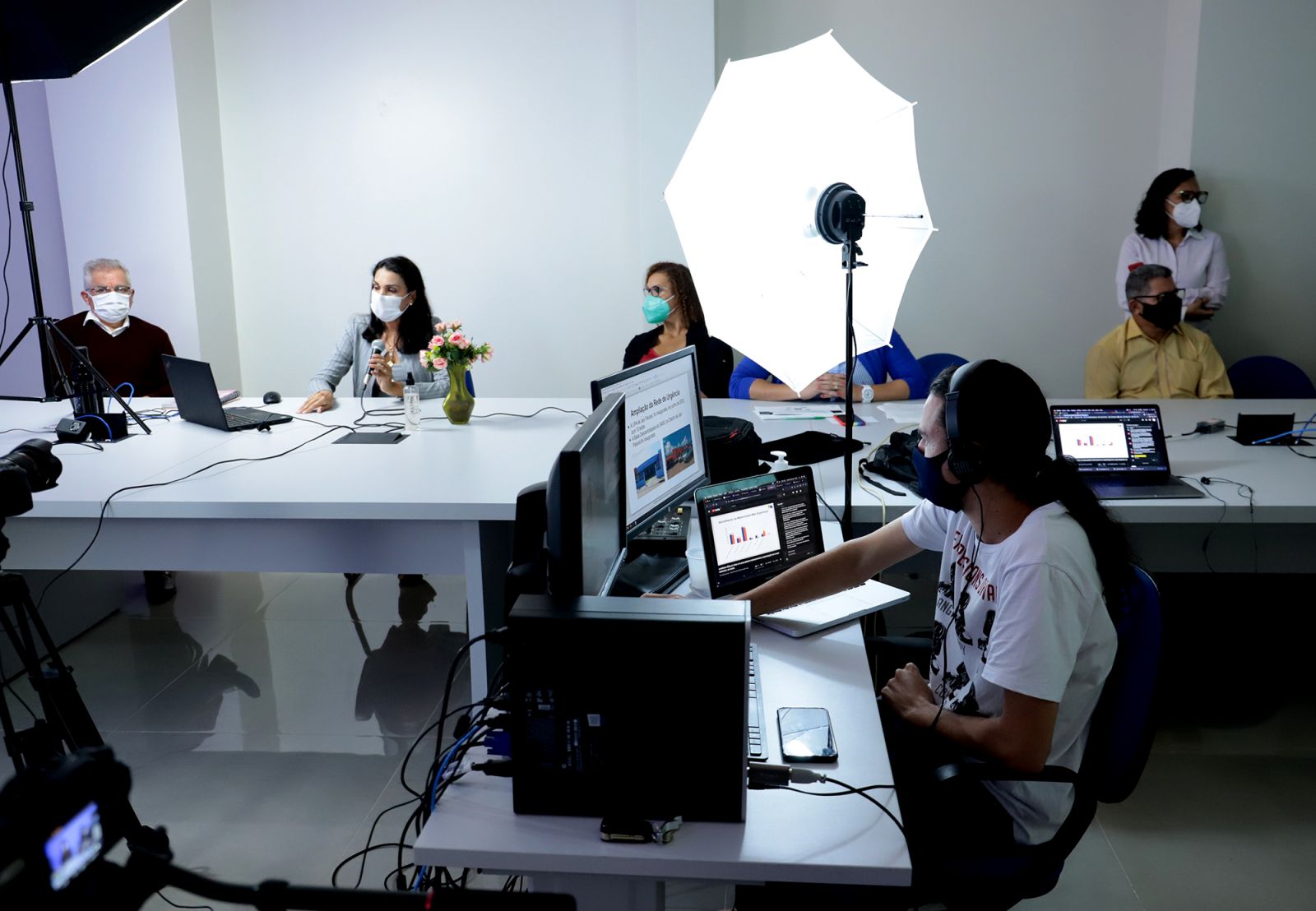 Estrutura foi montada para garantir a participação da população